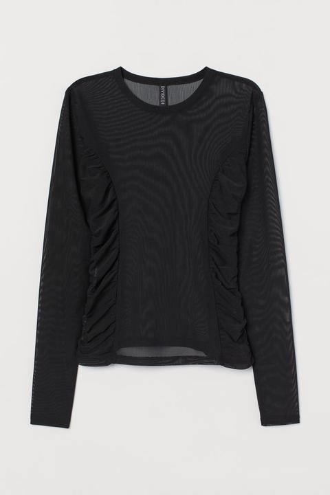 Top De Malla - Negro