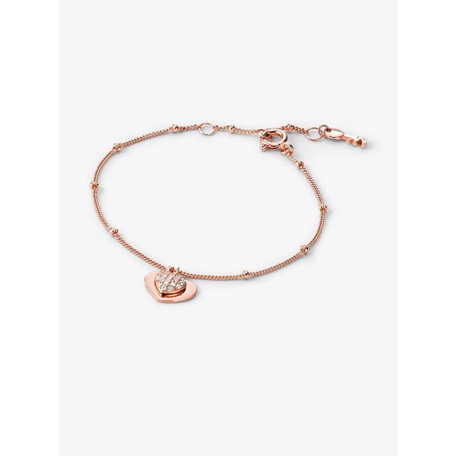mk heart bracelet