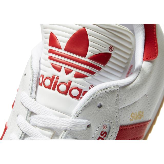 adidas originals samba super white and red