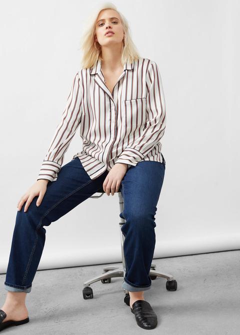 Blusa Fluida Righe