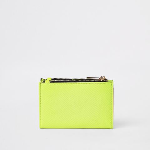 neon green purse