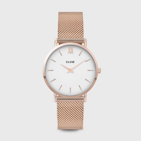 Minuit Mesh Rose Gold White/rose Gold