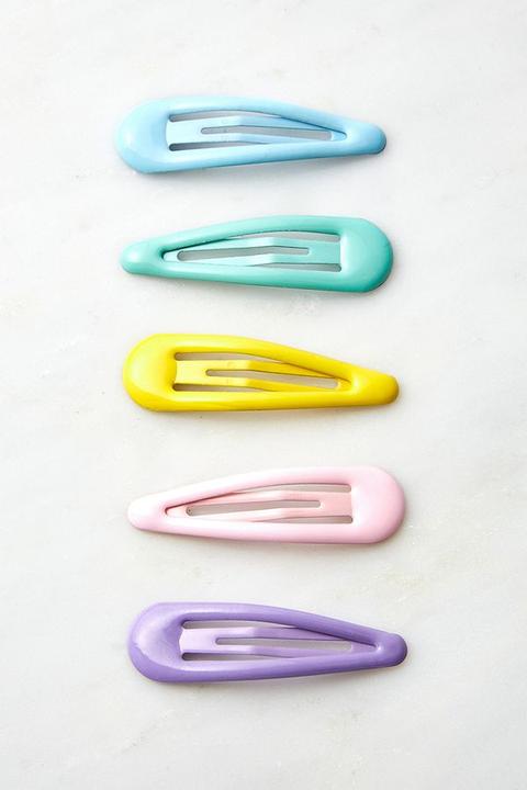 Pastel Flip Hair Clip Set - Assorted All At Urban Outfitters