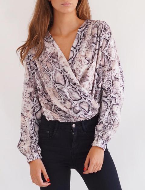 Body Estampado Serpiente
