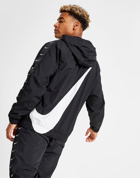 Es una suerte que ironía entrega Nike Swoosh Woven Half Zip Jacket - Black - Mens de Jd Sports en 21 Buttons