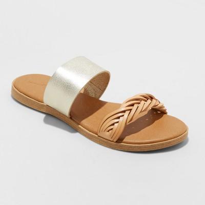 Women's Torri Two Brand Leopard Sandals - Universal Thread