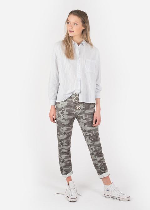 Pantalon Felpa Militar