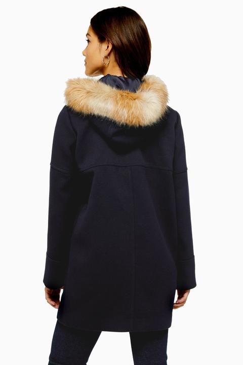 petite hooded coat