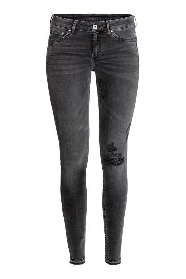 Super Skinny Low Jeans - Negro