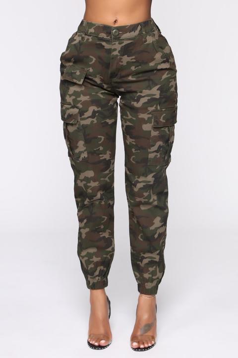 Cadet Kylie Camp Pants - Camo