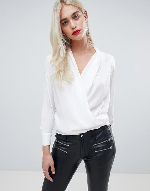 Outrageous Fortune - Blusa A Portafoglio Avorio - Bianco