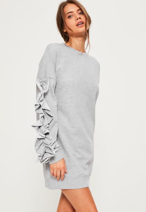 frill sleeve sweater