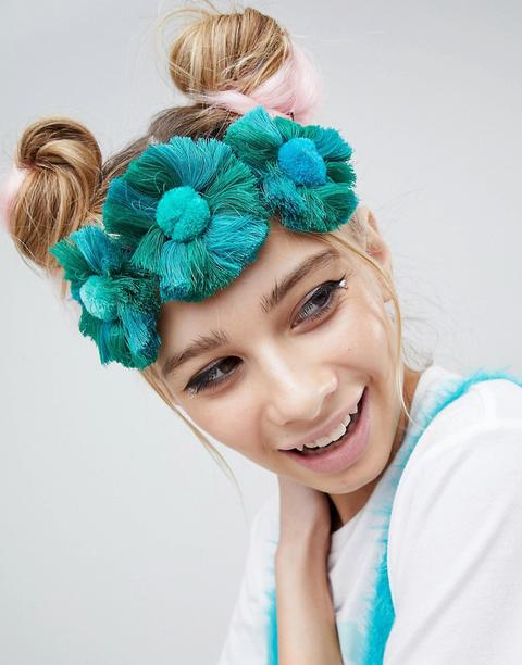 Diadema Con Diseño De Abanico Y Borla De Asos Design