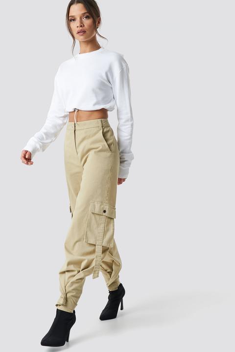 beige cargo pants