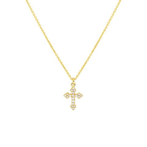 Shiny Cross Necklace