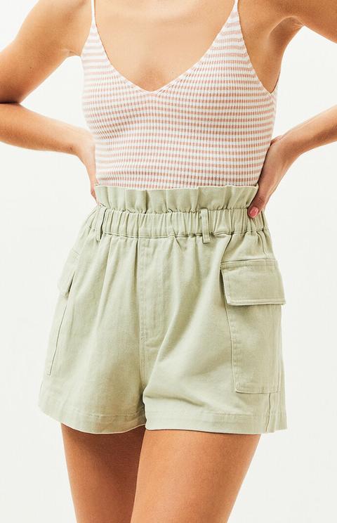 La Hearts Paperbag Waist Cargo Shorts 