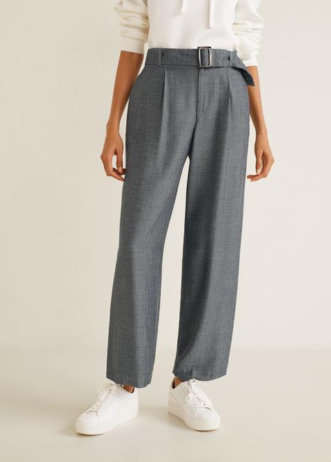Pantalón Espiga Cinturón