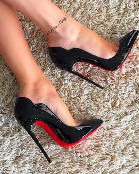 Sexy Solid Stiletto Pumps