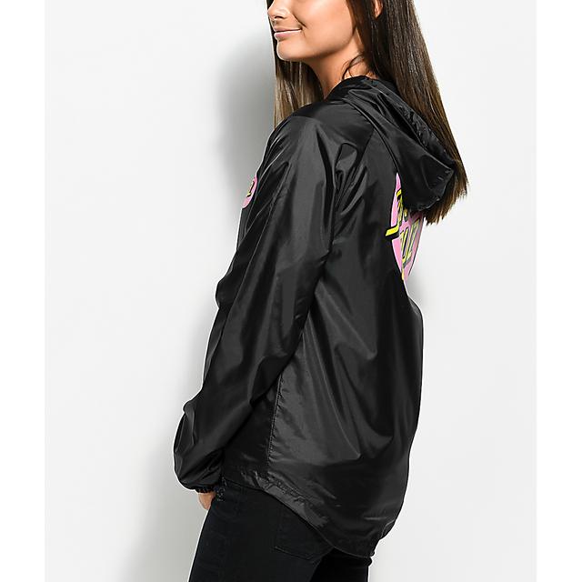 Black clearance windbreaker zumiez