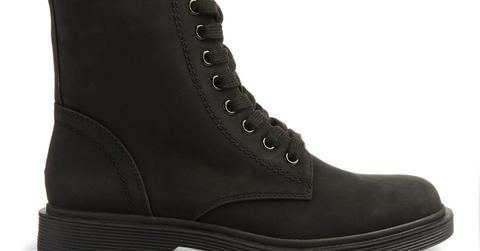 Black Lace Up Boot