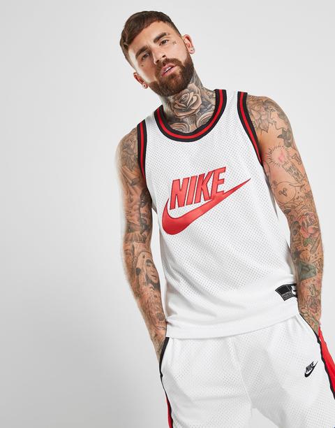 Nike Mesh Vest Tank Top, Blanco