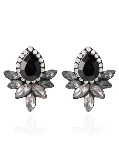 Pendientes De Cristal Artificial Gota Del Agua Del Rhinestone