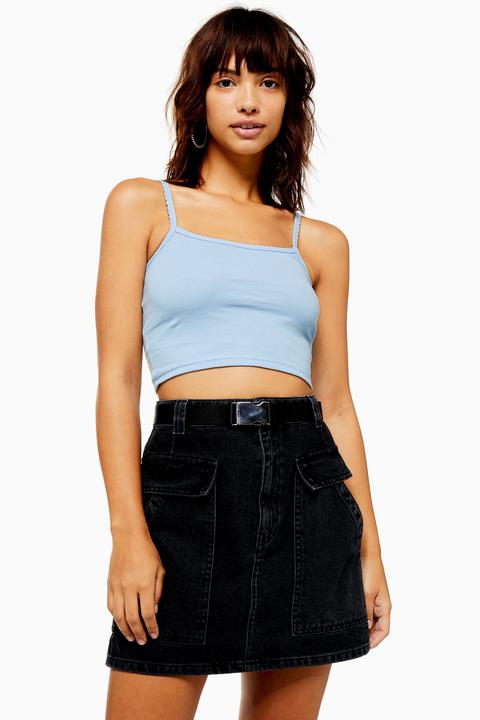 pale blue camisole top