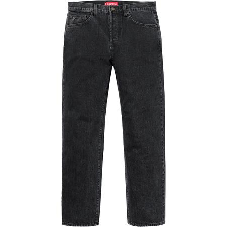supreme washed regular jeans