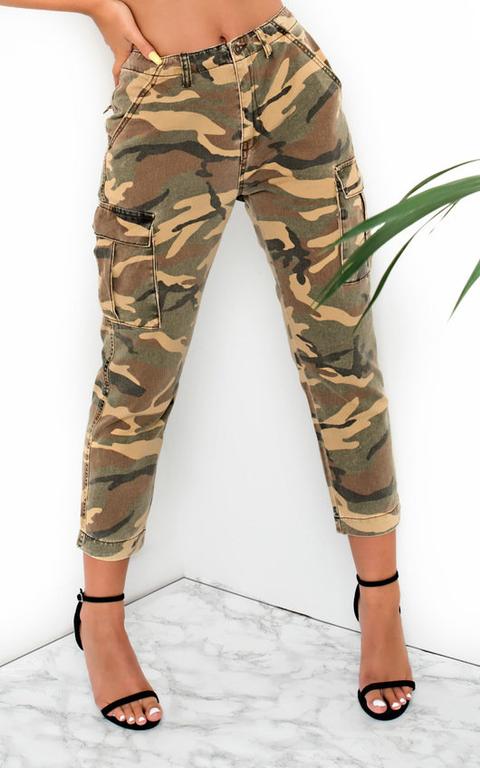 straight leg camo pants