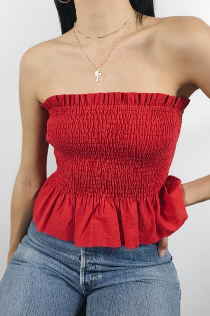 Take Me To Rome Tube Top - More Colors