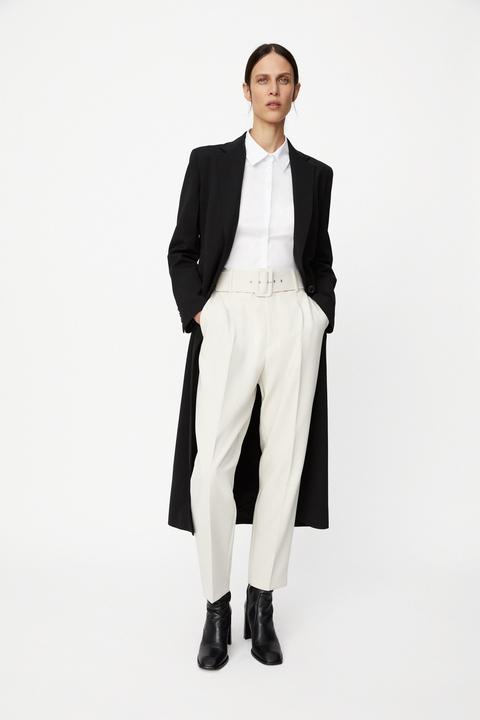 High-waist Trousers With Belt