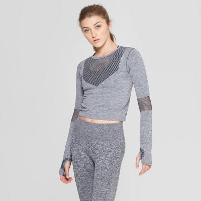 Women's Seamless Long Sleeve Crop Shirt - Joylab