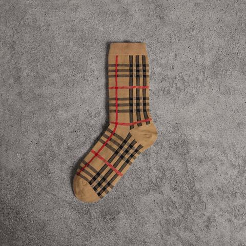 burberry plaid socks