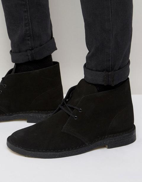 clarks desert boot nero