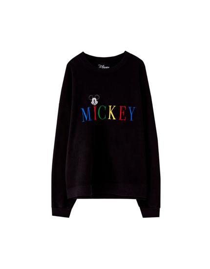 Sudadera Mickey Bordado Letras