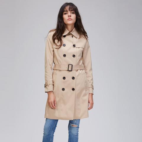 Trench Avec Ceinture Et Boutons