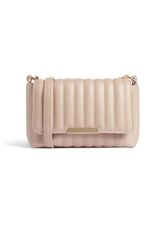 Nude Quilted Crossbody