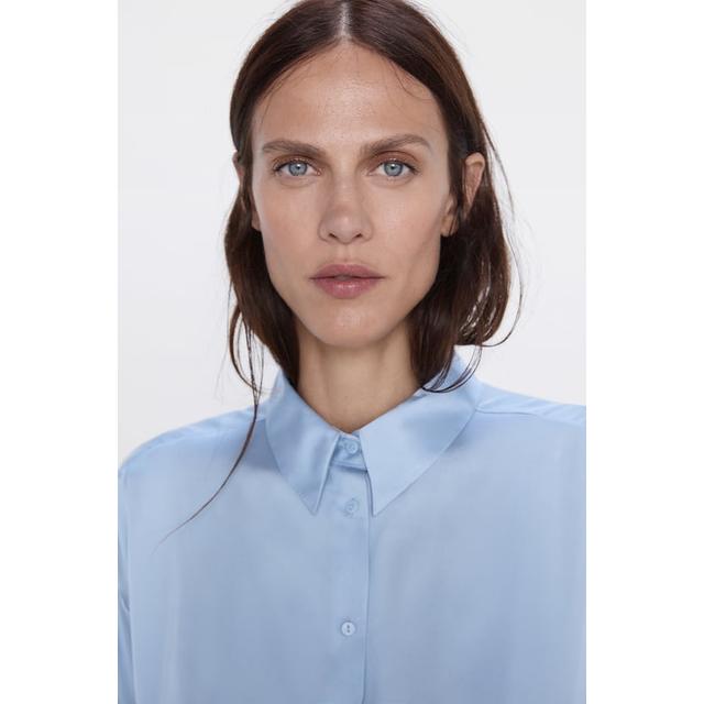 camicia satinata zara