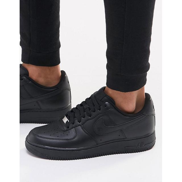 nike air force 1 '07 trainers in black