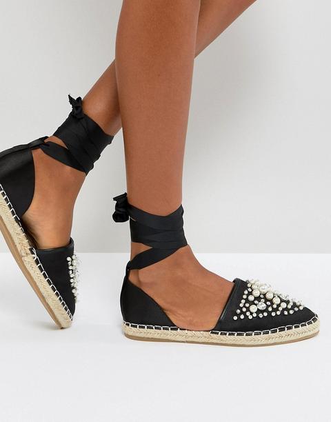 Asos - Juleta - Espadrilles Decorate - Nero