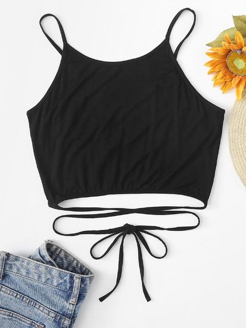 Top Criss Cross Crop Cami