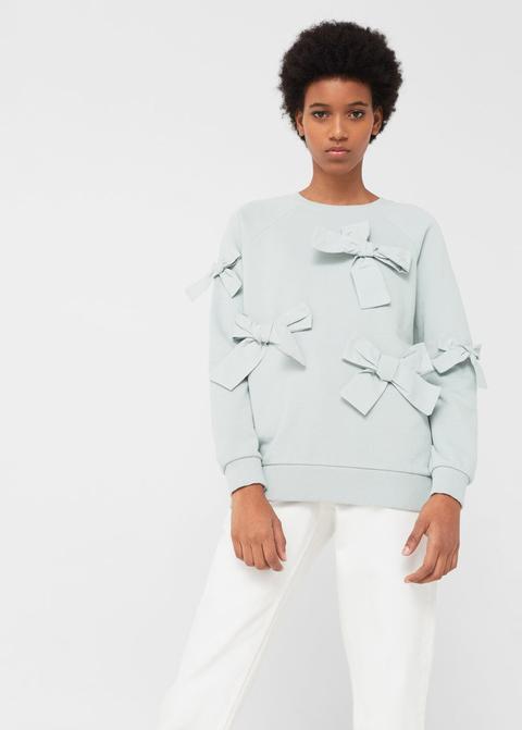 Sudadera Algodón Lazos