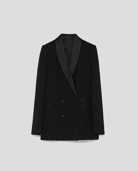 Blazer Solapa Combinada