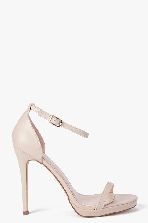 Elizabeth Single Platform Two Part Heels