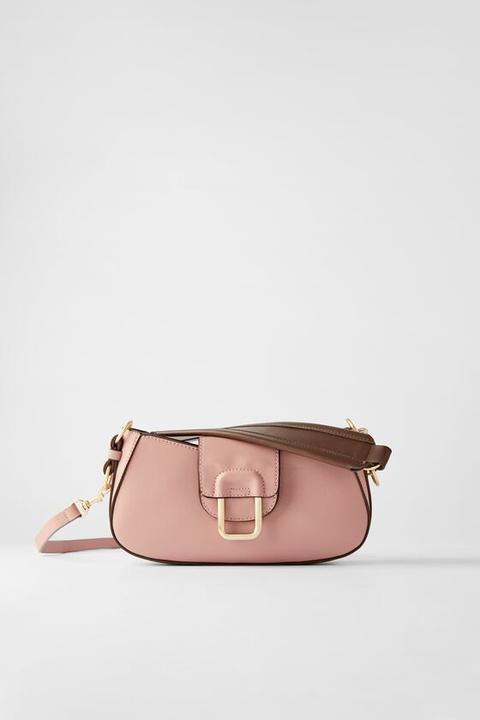 Bolsa Baguette Com Fivela