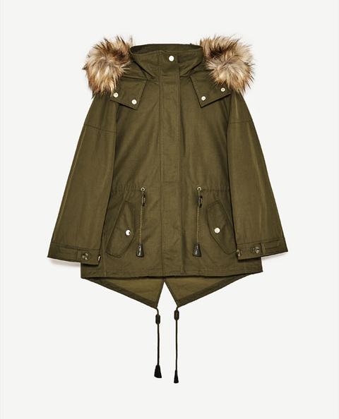 Parka Con Capucha