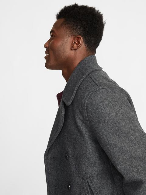 Soft sales brushed peacoat