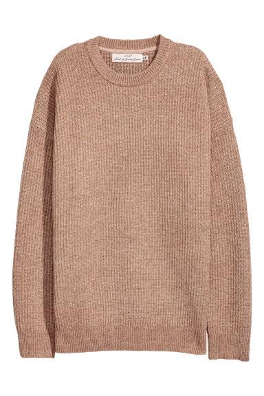 H & M - Jersey Oversize - Beis