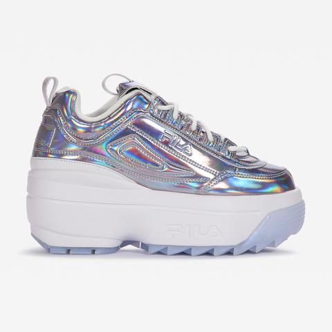 iridescent fila shoes