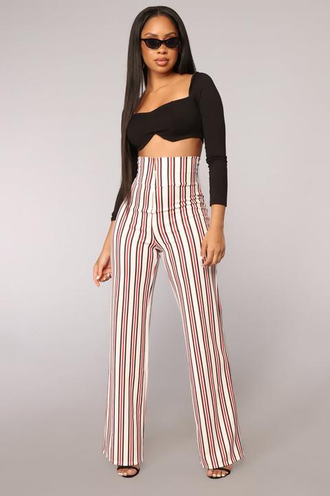 Breanna Wide Leg Pants - White